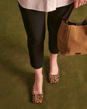 Load image into Gallery viewer, Square Toe Ballet Flat Leopard Print Haircalf