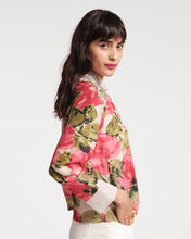 Load image into Gallery viewer, Gloria Pretty Peonies Silk Organza Top