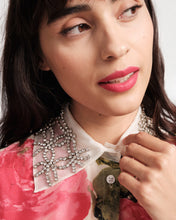 Load image into Gallery viewer, Gloria Pretty Peonies Silk Organza Top