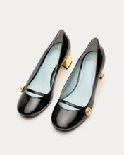 Load image into Gallery viewer, Gaga Pump Crinkled Patent Leather Black