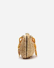 Load image into Gallery viewer, Hen Bag Wicker Basket w Chain