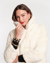 Load image into Gallery viewer, Babe White Faux Fur Jacket