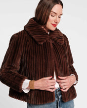 Load image into Gallery viewer, Babe Brown Faux Fur Jacket