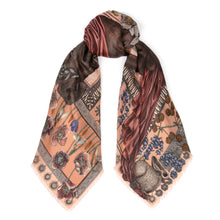 Load image into Gallery viewer, Honoring Argos Cashmere Illustrated Scarf
