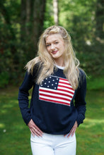 Load image into Gallery viewer, Lightweight True Whipstitch USA Flag Sweater