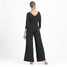 Load image into Gallery viewer, Signature V-Neck Jumpsuit 3/4 Sleeves