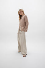 Load image into Gallery viewer, Crochet Stitch Cashmere Knitted Cardigan