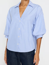 Load image into Gallery viewer, Kate Shirt Blue Stripe