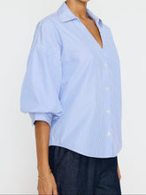 Load image into Gallery viewer, Kate Shirt Blue Stripe