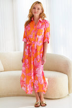 Load image into Gallery viewer, Alex Long Shirt Dress Royal Hawaiian
