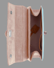 Load image into Gallery viewer, Marquise Paris Recontre Équestre Top Handle Shoulder Bag Champagne Rose Suede