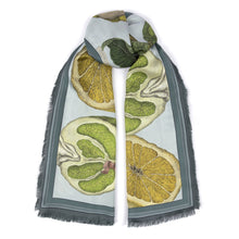 Load image into Gallery viewer, Oranges & Lemons Silk Twill Rectangle