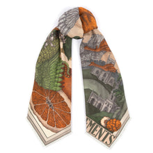 Load image into Gallery viewer, Oranges & Lemons Wool Silk Shawl