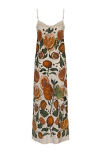 Load image into Gallery viewer, Oranges & Lemons Silk Slip Dress