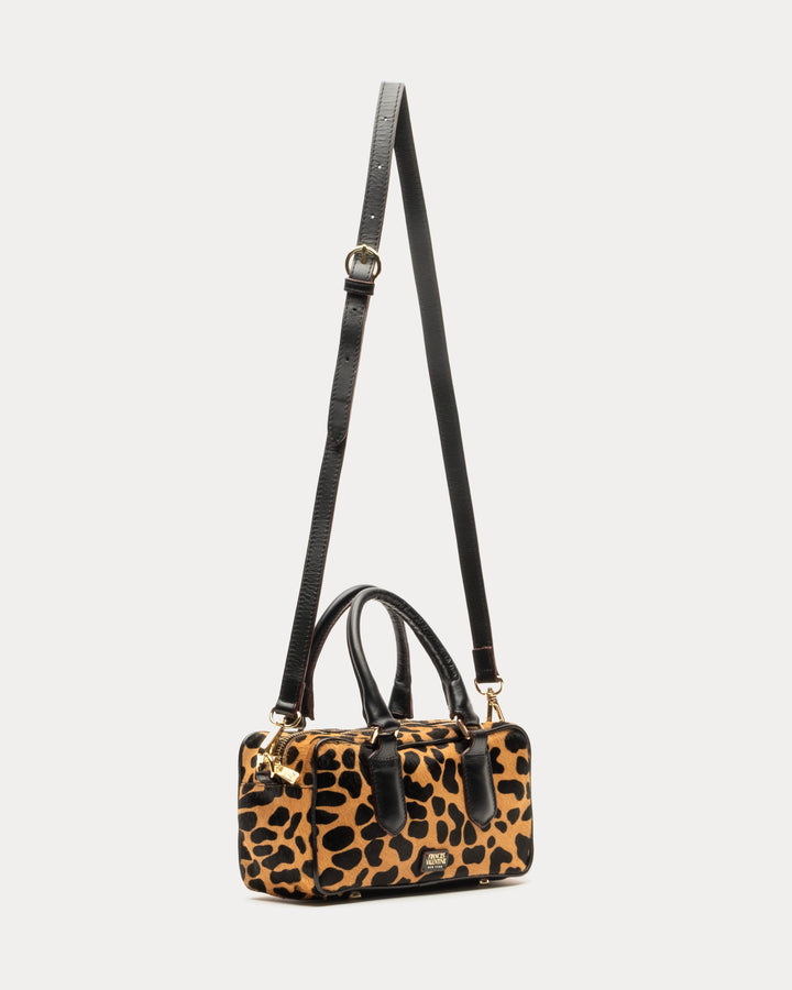 Paulie Box Bag Leopard Print Haircalf McCulleys of Highlands Cashiers