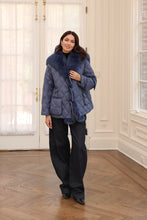 Load image into Gallery viewer, Nylon Sailor Coat with Fox Fur