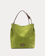 Load image into Gallery viewer, June Suede Leather Bag Green