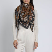 Load image into Gallery viewer, The Floating Rabbits Wool Silk Shawl