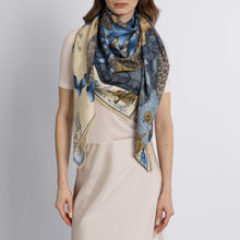 Load image into Gallery viewer, London Bridge Wool Silk Shawl