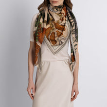 Load image into Gallery viewer, Oranges & Lemons Wool Silk Shawl