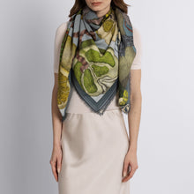 Load image into Gallery viewer, Oranges & Lemons Wool Silk Shawl