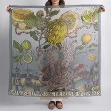 Load image into Gallery viewer, Oranges & Lemons Cashmere Shawl