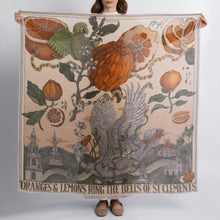 Load image into Gallery viewer, Oranges & Lemons Cashmere Shawl