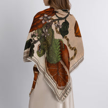 Load image into Gallery viewer, Oranges & Lemons Cashmere Shawl