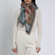 Load image into Gallery viewer, Koinobori Karasu Cashmere-Lined Stole