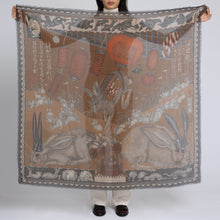 Load image into Gallery viewer, The Floating Rabbits Cashmere Shawl
