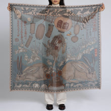 Load image into Gallery viewer, The Floating Rabbits Cashmere Shawl