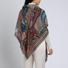Load image into Gallery viewer, Koinobori Karasu Cashmere Shawl