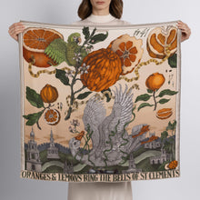 Load image into Gallery viewer, Oranges & Lemons Silk Twill Shawl
