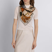Load image into Gallery viewer, Oranges & Lemons Silk Twill Shawl
