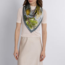 Load image into Gallery viewer, Oranges & Lemons Silk Twill Shawl