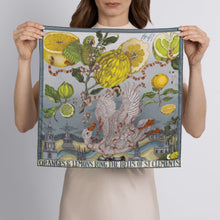 Load image into Gallery viewer, Oranges & Lemons Silk Twill Shawl