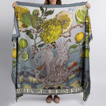 Load image into Gallery viewer, Oranges & Lemons Silk Twill Rectangle