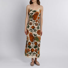 Load image into Gallery viewer, Oranges & Lemons Silk Slip Dress