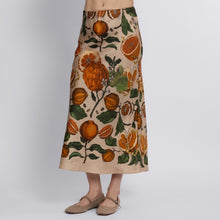 Load image into Gallery viewer, Oranges & Lemons Silk Bias Skirt