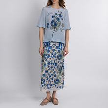 Load image into Gallery viewer, London Bridge Silk Bias Skirt