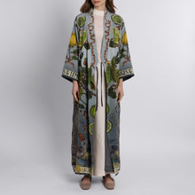 Load image into Gallery viewer, Oranges & Lemons Loose Silk Robe