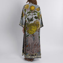 Load image into Gallery viewer, Oranges & Lemons Loose Silk Robe
