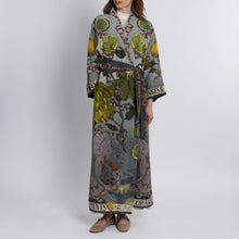 Load image into Gallery viewer, Oranges & Lemons Loose Silk Robe