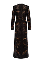 Load image into Gallery viewer, Secrets of the Bison Silk Velvet Dress