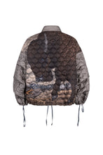 Load image into Gallery viewer, Secrets of the Bison Silk Reversible Bomber Jacket