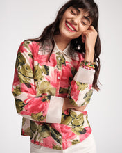Load image into Gallery viewer, Gloria Pretty Peonies Silk Organza Top