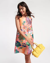 Load image into Gallery viewer, Lilly Botanical Print Shift Dress