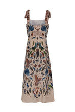 Load image into Gallery viewer, Birds of Innocence Ribbon-Strapped Dress