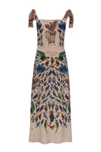 Load image into Gallery viewer, Birds of Innocence Ribbon-Strapped Dress
