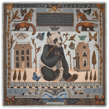 Load image into Gallery viewer, Butterfly Panda Silk Twill Scarf
